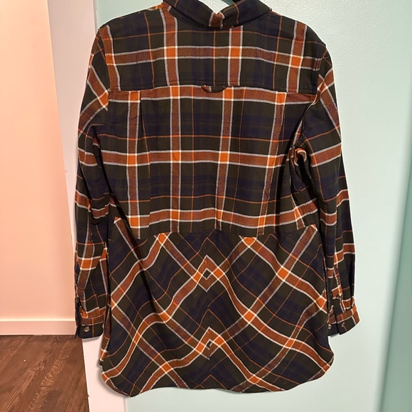 Duluth Trading Co Women's Folklore Flannel Tunic Size L NWT - Picture 2 of 9